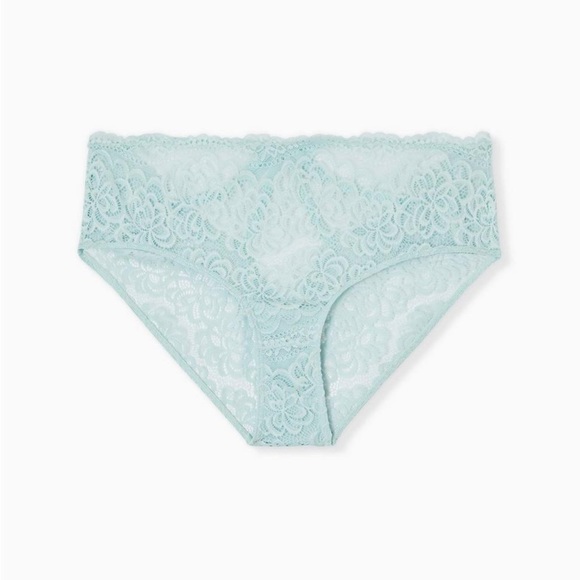 CLOSET FLASH SALE! $5 NWT! 1X torrid Curve Simply Lace Hipster Bow Cage Back - Picture 1 of 6